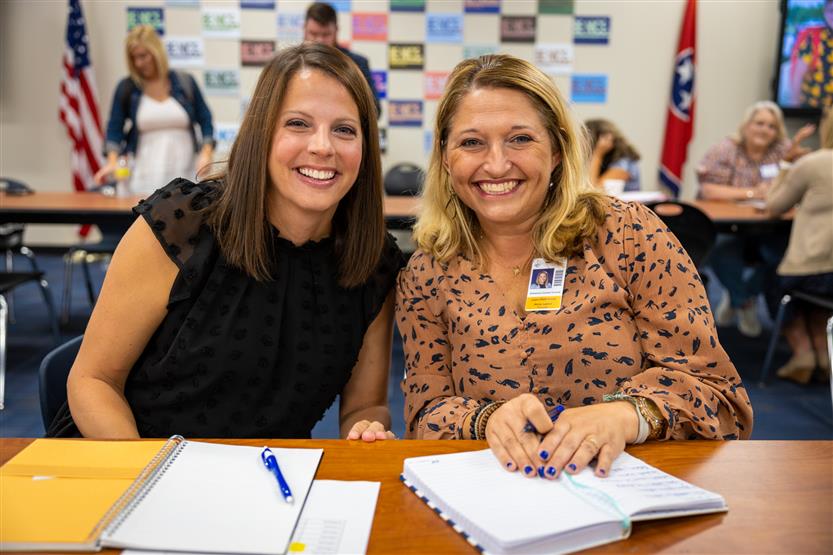 A PTO president and a school principal